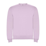 Pull pour enfants en coton et polyester en tricot 280 g/m² Roly couleur rose clair 