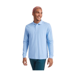 Polo floqué pour homme 100% coton en tricot piqué 220 g/m² Roly couleur jaune image nature morte