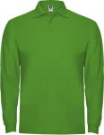 Polo floqué pour homme 100% coton en tricot piqué 220 g/m² Roly couleur vert gazon