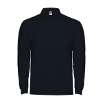 Polo floqué pour homme 100% coton en tricot piqué 220 g/m² Roly couleur bleu marine