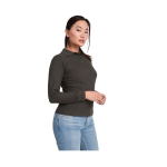 Polo avec logo en tricot piqué 100% coton pour femme 220 g/m² Roly couleur bleu marine