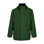 Veste publicitaire imperméable unisexe en 100% polyester 400 g/m² Roly couleur vert bouteille