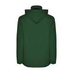 Veste publicitaire imperméable unisexe en 100% polyester 400 g/m² Roly couleur vert bouteille deuxième vue arrière