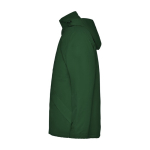 Veste publicitaire imperméable unisexe en 100% polyester 400 g/m² Roly couleur vert bouteille vue latérale