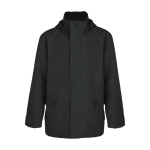 Veste publicitaire imperméable unisexe en 100% polyester 400 g/m² Roly couleur gris graphite