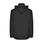 Veste publicitaire imperméable unisexe en 100% polyester 400 g/m² Roly couleur gris graphite deuxième vue arrière