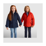 Veste floquée imperméable pour enfant 100% polyester 400 g/m² Roly couleur noir image nature morte