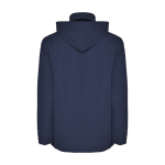 Veste floquée imperméable pour enfant 100% polyester 400 g/m² Roly couleur bleu marine deuxième vue arrière