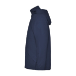 Veste floquée imperméable pour enfant 100% polyester 400 g/m² Roly couleur bleu marine vue latérale