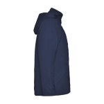 Veste floquée imperméable pour enfant 100% polyester 400 g/m² Roly couleur bleu marine deuxième vue latérale