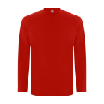 T-shirt floqué 100% coton en tricot pour homme 160 g/m² Roly couleur rouge
