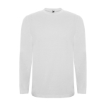 T-shirt floqué 100% coton en tricot pour homme 160 g/m² Roly couleur blanc