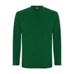T-shirt floqué 100% coton en tricot pour homme 160 g/m² Roly couleur vert bouteille
