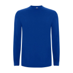 T-shirt floqué 100% coton en tricot pour homme 160 g/m² Roly couleur bleu roi