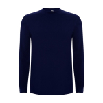 T-shirt floqué 100% coton en tricot pour homme 160 g/m² Roly couleur bleu marine