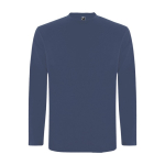 T-shirt floqué 100% coton en tricot pour homme 160 g/m² Roly couleur bleu jean