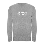 T-shirt floqué 100% coton en tricot pour homme 160 g/m² Roly avec zone d'impression