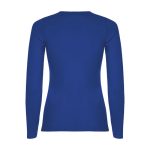 T-shirt floqué pour femme en 100% coton en tricot 160 g/m² Roly couleur bleu roi deuxième vue arrière