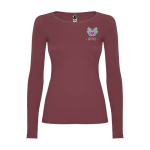 T-shirt floqué pour femme en 100% coton en tricot 160 g/m² Roly vue impression sérigraphique