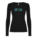 T-shirt floqué pour femme en 100% coton en tricot 160 g/m² Roly avec zone d'impression