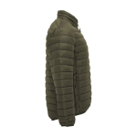Veste matelassée avec logo en 100% polyester pour homme 290 g/m² Roly couleur vert militaire deuxième vue latérale
