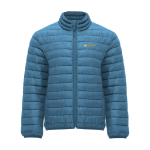 Veste matelassée avec logo en 100 % polyester pour homme 290 g/m² Roly couleur bleu ciel