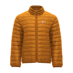 Veste matelassée avec logo en 100 % polyester pour homme 290 g/m² Roly couleur jaune foncé