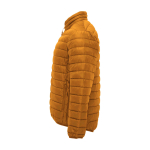 Veste matelassée avec logo en 100 % polyester pour homme 290 g/m² Roly couleur jaune foncé vue latérale