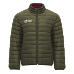 Veste matelassée avec logo en 100% polyester pour homme 290 g/m² Roly avec zone d'impression