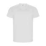 T-shirt pour entreprise 100% coton biologique pour homme 160 g/m² Roly couleur blanc