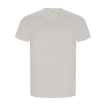 T-shirt pour entreprise 100% coton biologique pour homme 160 g/m² Roly couleur gris clair