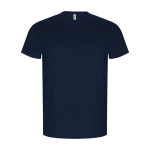 T-shirt pour entreprise 100% coton biologique pour homme 160 g/m² Roly couleur bleu marine