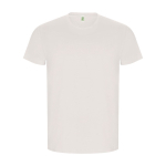 T-shirt pour entreprise 100% coton biologique pour homme 160 g/m² Roly couleur blanc cassé