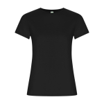 T-shirt personnalisable 100% coton biologique pour femme 160 g/m² Roly couleur noir