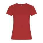 T-shirt personnalisable 100% coton biologique pour femme 160 g/m² Roly couleur rouge