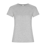T-shirt personnalisable 100% coton biologique pour femme 160 g/m² Roly couleur gris clair chiné