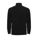 Pull publicitaire micropolaire 100% polyester pour homme 155 g/m² Roly couleur noir