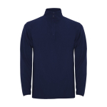 Pull publicitaire micropolaire 100% polyester pour homme 155 g/m² Roly couleur bleu marine