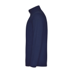 Pull publicitaire micropolaire 100% polyester pour homme 155 g/m² Roly couleur bleu marine vue latérale