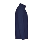 Pull publicitaire micropolaire 100% polyester pour homme 155 g/m² Roly couleur bleu marine deuxième vue latérale