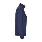 Pull avec logo micropolaire 100% polyester pour femme 155 g/m² Roly couleur bleu marine deuxième vue latérale