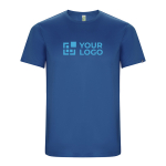 T-shirt technique en 50% polyester recyclé pour homme 135 g/m² Roly avec zone d'impression