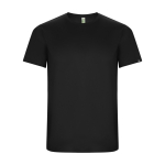 T-shirt technique en 50% polyester recyclé pour enfants 135 g/m² Roly couleur noir