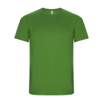 T-shirt technique en 50% polyester recyclé pour enfants 135 g/m² Roly couleur vert pomme