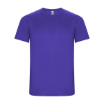 T-shirt technique en 50% polyester recyclé pour enfants 135 g/m² Roly couleur violet