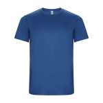 T-shirt technique en 50% polyester recyclé pour enfants 135 g/m² Roly couleur bleu roi