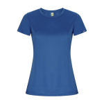 T-shirt technique en 50% polyester recyclé pour femme 135 g/m² Roly couleur bleu roi