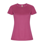 T-shirt technique en 50% polyester recyclé pour femme 135 g/m² Roly couleur fuchsia