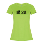 T-shirt technique en 50% polyester recyclé pour femme 135 g/m² Roly avec zone d'impression