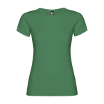 T-shirt avec logo 100% coton en tricot pour femme 155 g/m² Roly couleur vert